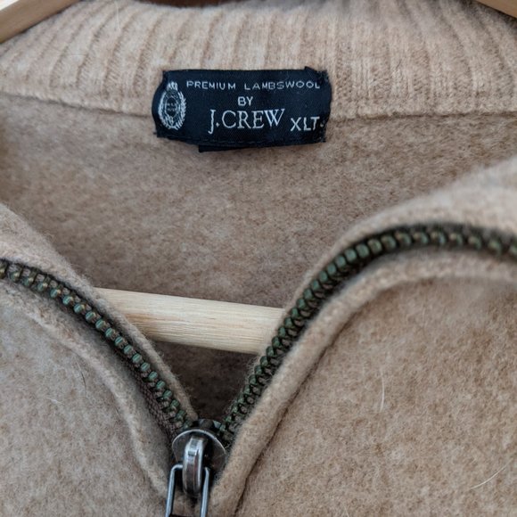 J Crew Lambswool Quarter Zip - Picture 3 of 6